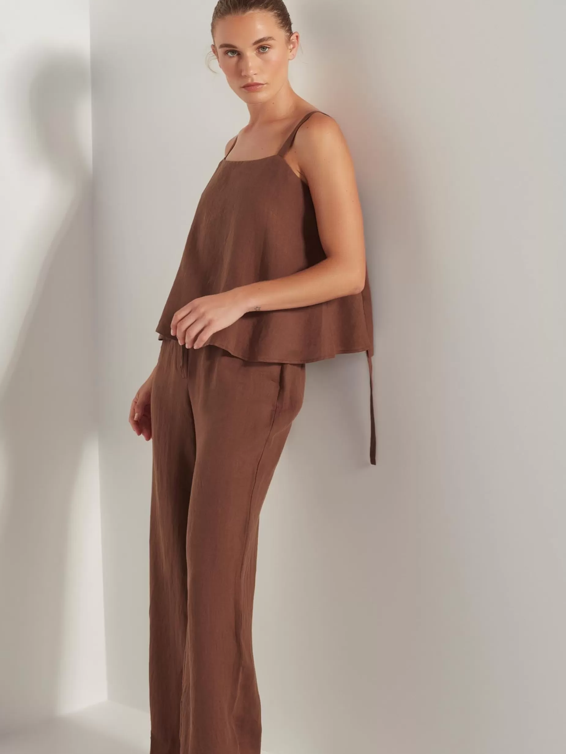 Women Juliette Hogan Adora Cami Vintage Linen